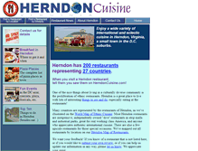 Tablet Screenshot of herndoncuisine.com